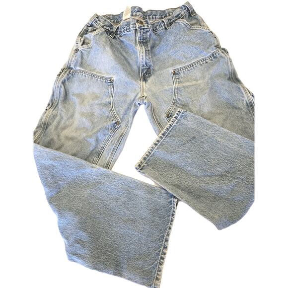 Carhartt B73 DST Jeans Mens 38x32 Double Knee Dungaree Carpenter Pockets EUC - Picture 1 of 16